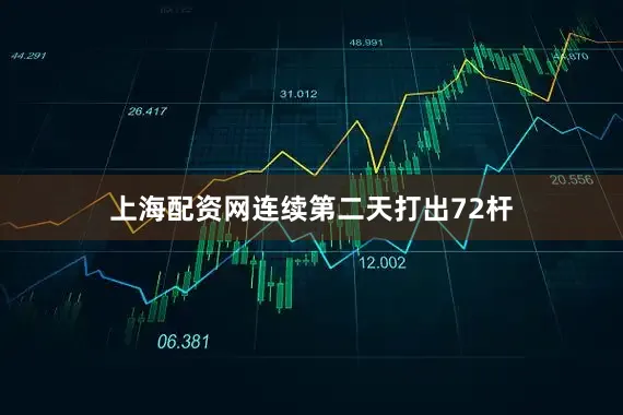 上海配资网连续第二天打出72杆